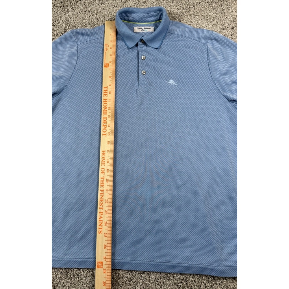 Tommy‎ Bahama Island Zone Polo Shirt Fish Embroidery Tencel Blend Mens Medium - Picture 7 of 7